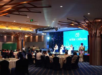 DỰ &Aacute;N HỘI NGHỊ KH&Aacute;CH H&Agrave;NG BEPHARCO H&Agrave; NỘI  S&Acirc;N KHẤU TRỐNG ĐỒNG